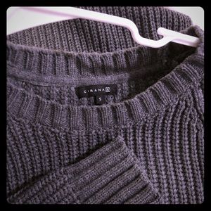 SOLD- Cirana dark grey high&low Sweater